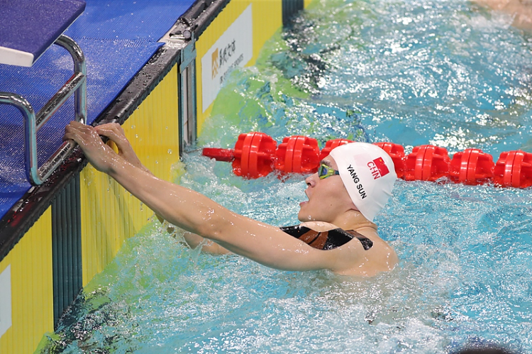 米混合泳决赛,孙杨获得第四名 米混合泳决赛,孙杨获得第四名